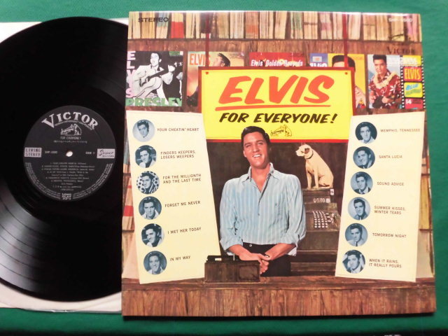 エルヴィス・プレスリー/偽りの心 (Elvis For Everyone!)　1965年ペラジャケ SHP-5500 国内オリジナル初回盤良品 _画像1