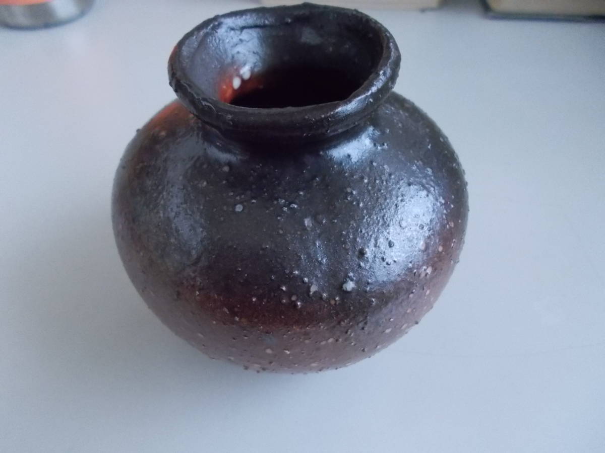 花瓶 一輪挿し 陶器 中古品_画像4