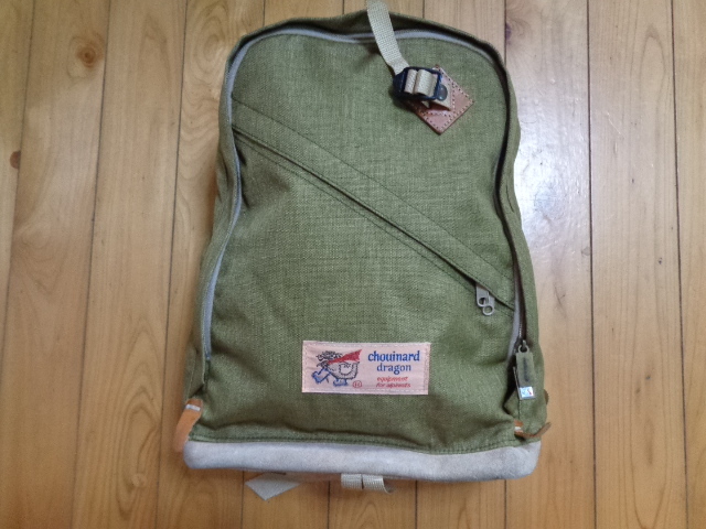 70s～80s Chouinard Dragon Back Pack ★ シュイナードドラゴン バックパック ウグイス/シャンパンゴールド デッドストック