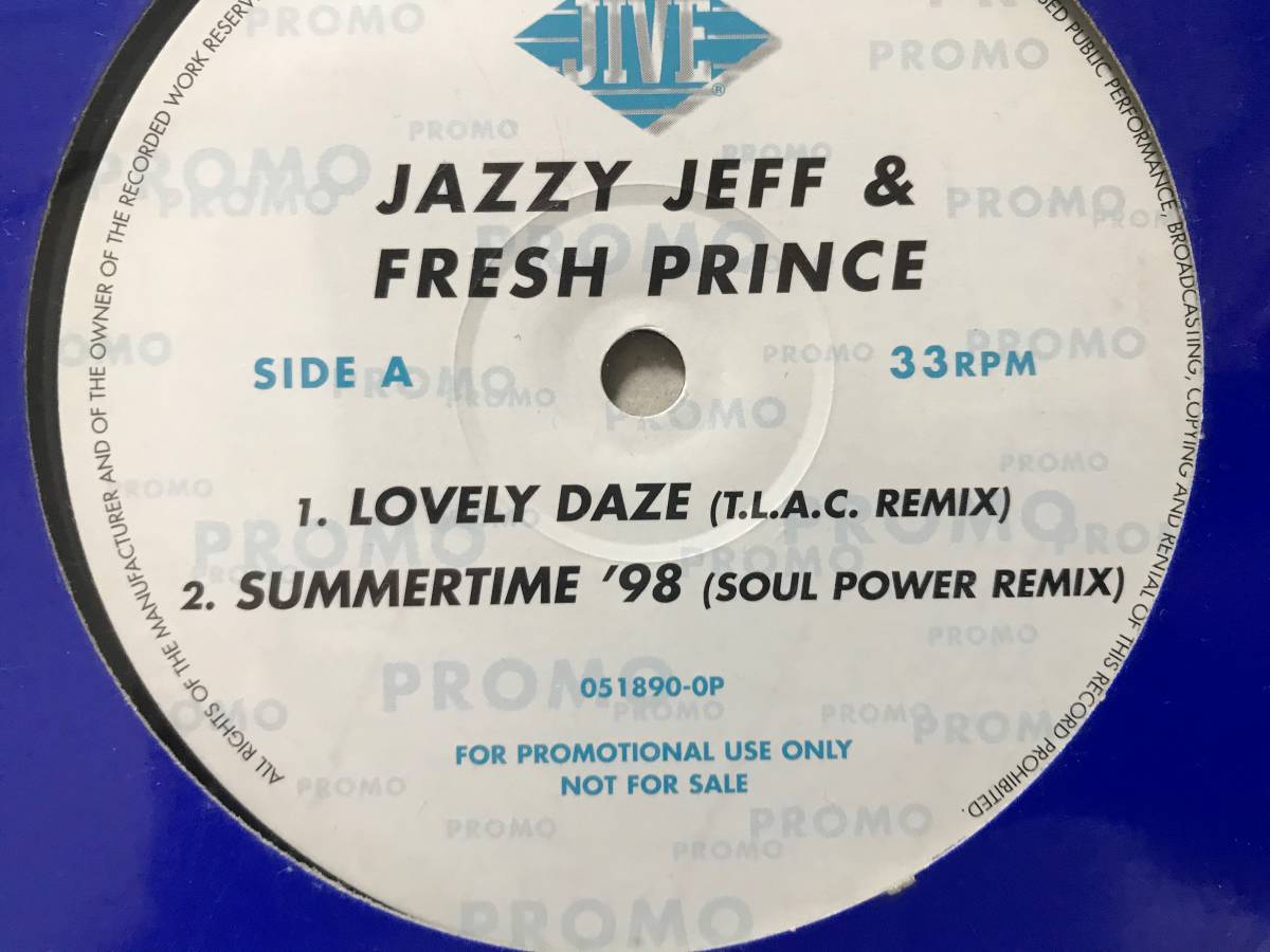 Jazzy Jeff & Fresh Prince / Lovely Daze / Summertime '98 Soul Power Remix プロモ盤_画像2