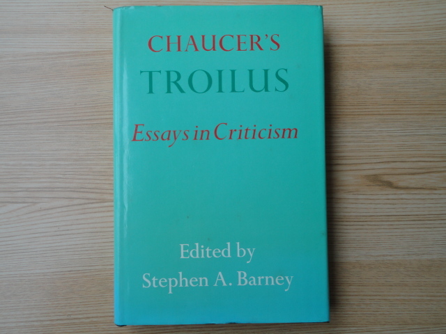 最大65％オフ！ WEB限定 Stephen A. Barney ed.: Chaucer's Troilus Essays in Criticism gbsmetal.pl gbsmetal.pl
