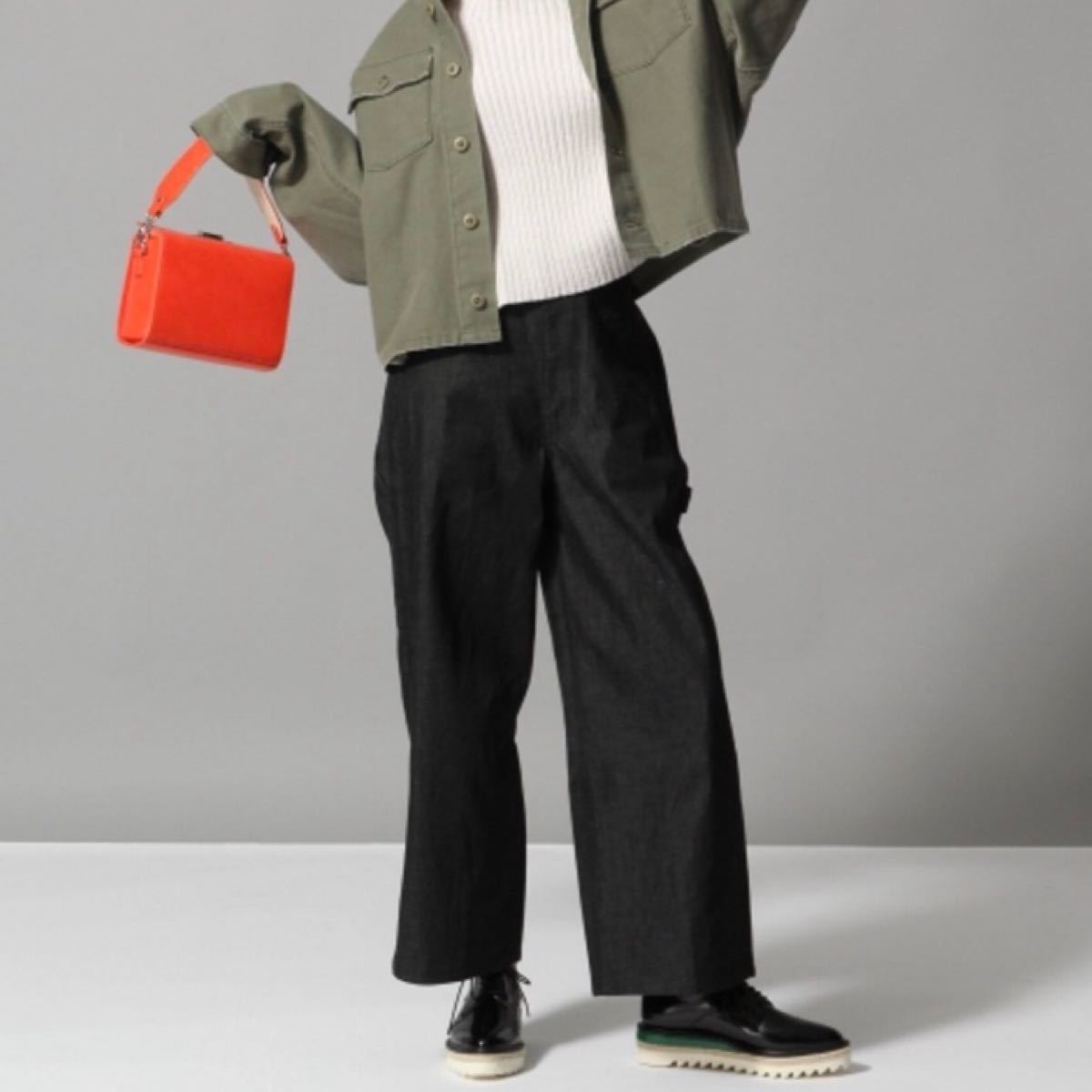 Paypayフリマ Jeanasisジーナシス ブラックデニム カーゴワイドパンツ カジュアル 美品 Paypayフリマ Jeanasisジーナシス ブラックデニム カーゴワイドパンツ カジュアル 美品