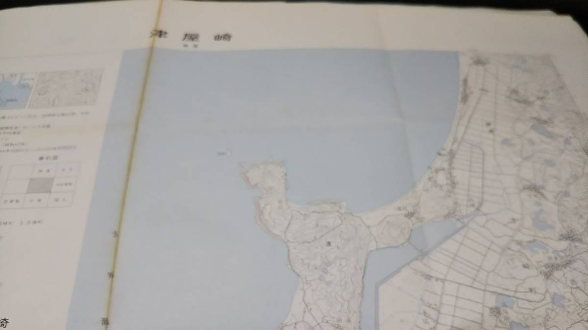 　古地図 　津屋崎　福岡県　地図　資料　46×57cm　　昭和45年測量　　昭和47年発行_画像6