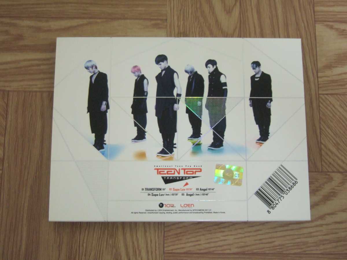 《CD》ティーントップ TEEN TOP / TRANSFORM 韓国盤_画像2