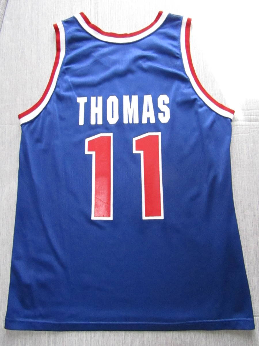 トップス タンクトップ 激レア！ 90s NBA アイザイア・トーマス PISTONS デトロイト・ピストンズ　ユニフォーム　ジャージ　タンクトップ　チャンピオン製　当時物