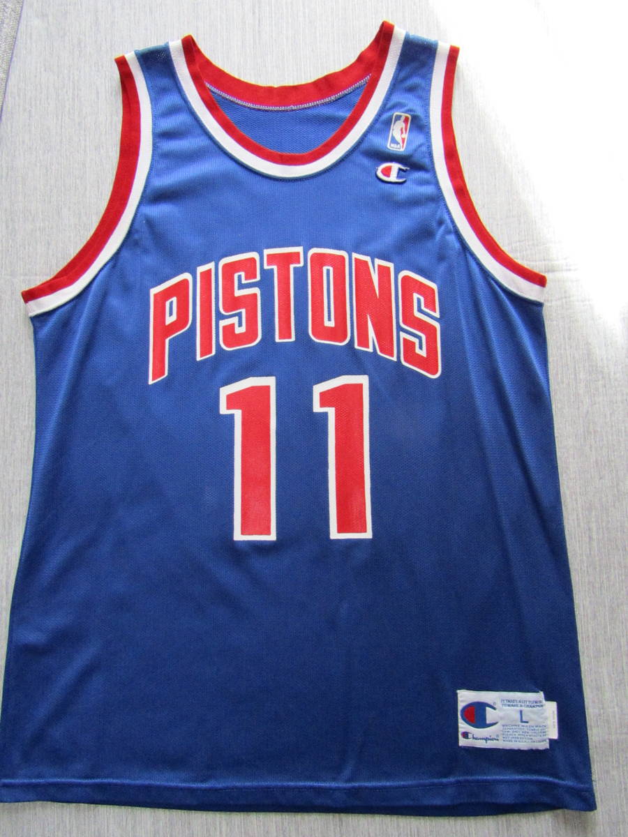 激レア！ 90s NBA アイザイア・トーマス PISTONS デトロイト・ピストンズ　ユニフォーム　ジャージ　タンクトップ　チャンピオン製　当時物