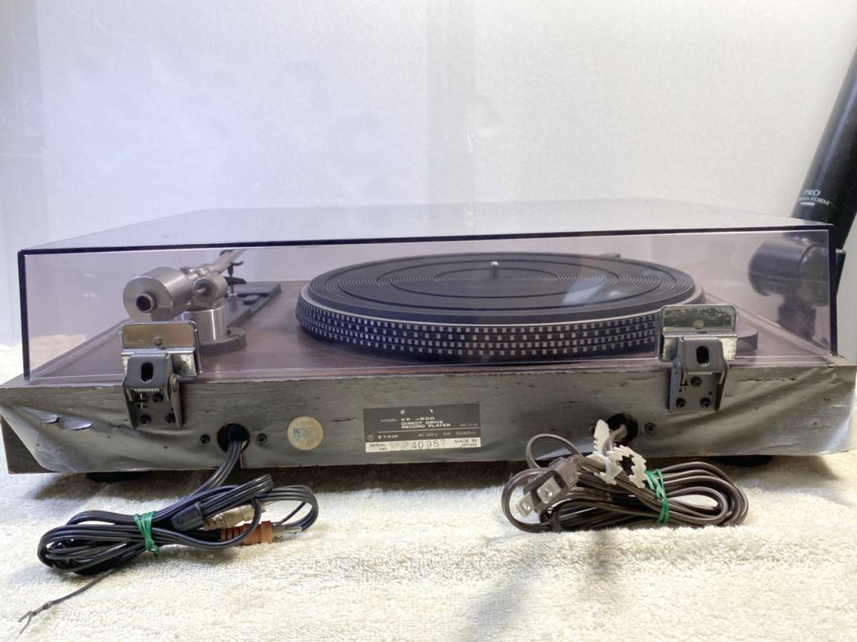 貴重 TRIO トリオ 旧KENWOOD レコードプレイヤー KP-4500 DIRECT DRIVE