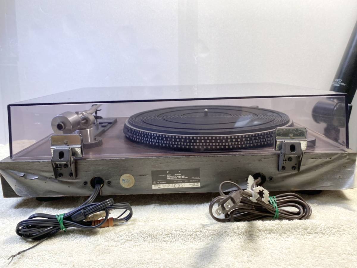 貴重　TRIO トリオ 旧KENWOOD　レコードプレイヤー　KP-4500 DIRECT DRIVE RECORD PLAYER_画像3