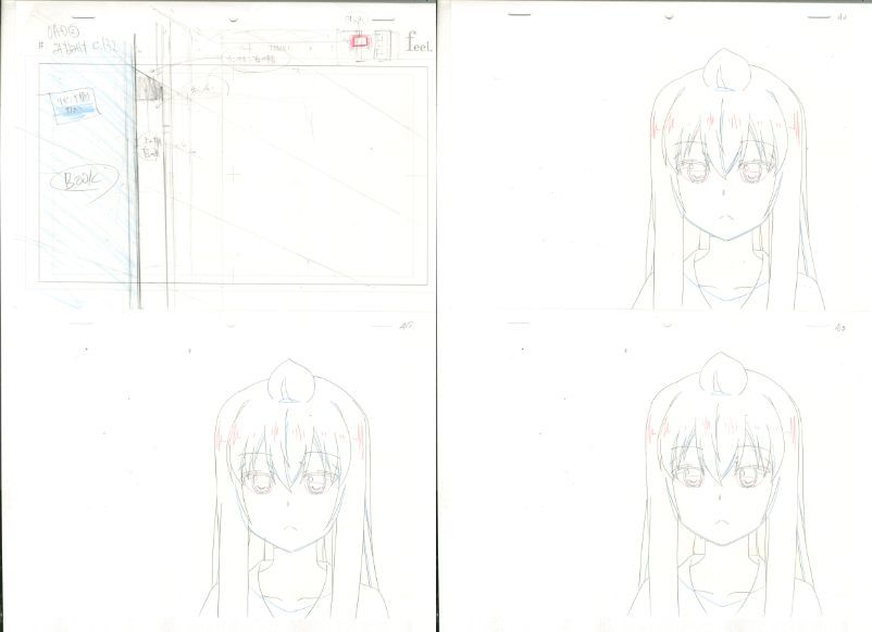 みなみけ 原画セット 1 ♯ セル画 動画 レイアウト 直筆イラスト みなみけ 原画セット 1 ♯ セル画 動画 レイアウト 直筆イラスト
