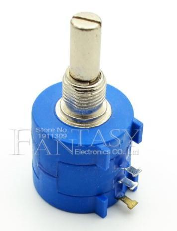 3590S-2 3590s series precise multi Turn potentiometer 10 ring adjustment possible resistance + 1 piece . on . does rotary 6.35 millimeter meter knob 