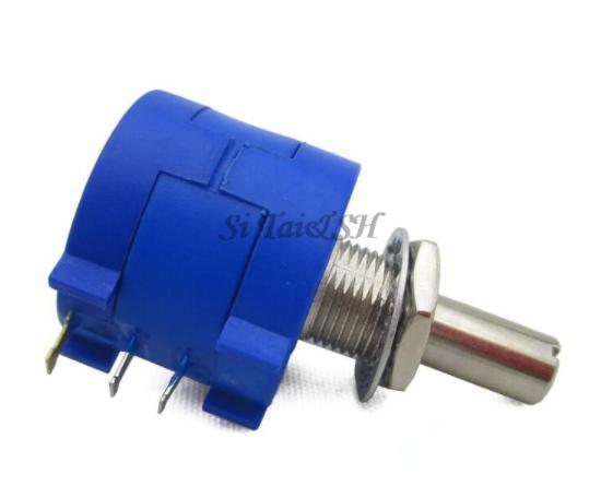 3590S-2 3590s series precise multi Turn potentiometer 10 ring adjustment possible resistance + 1 piece . on . does rotary 6.35 millimeter meter knob 