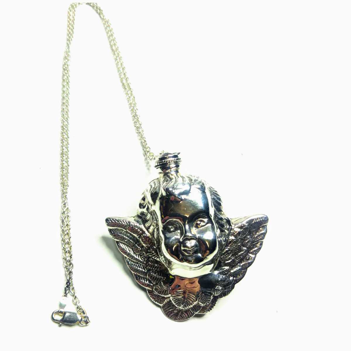 ネックレス 天使アロマボトル シルバー925 ペンダント【新品未使用