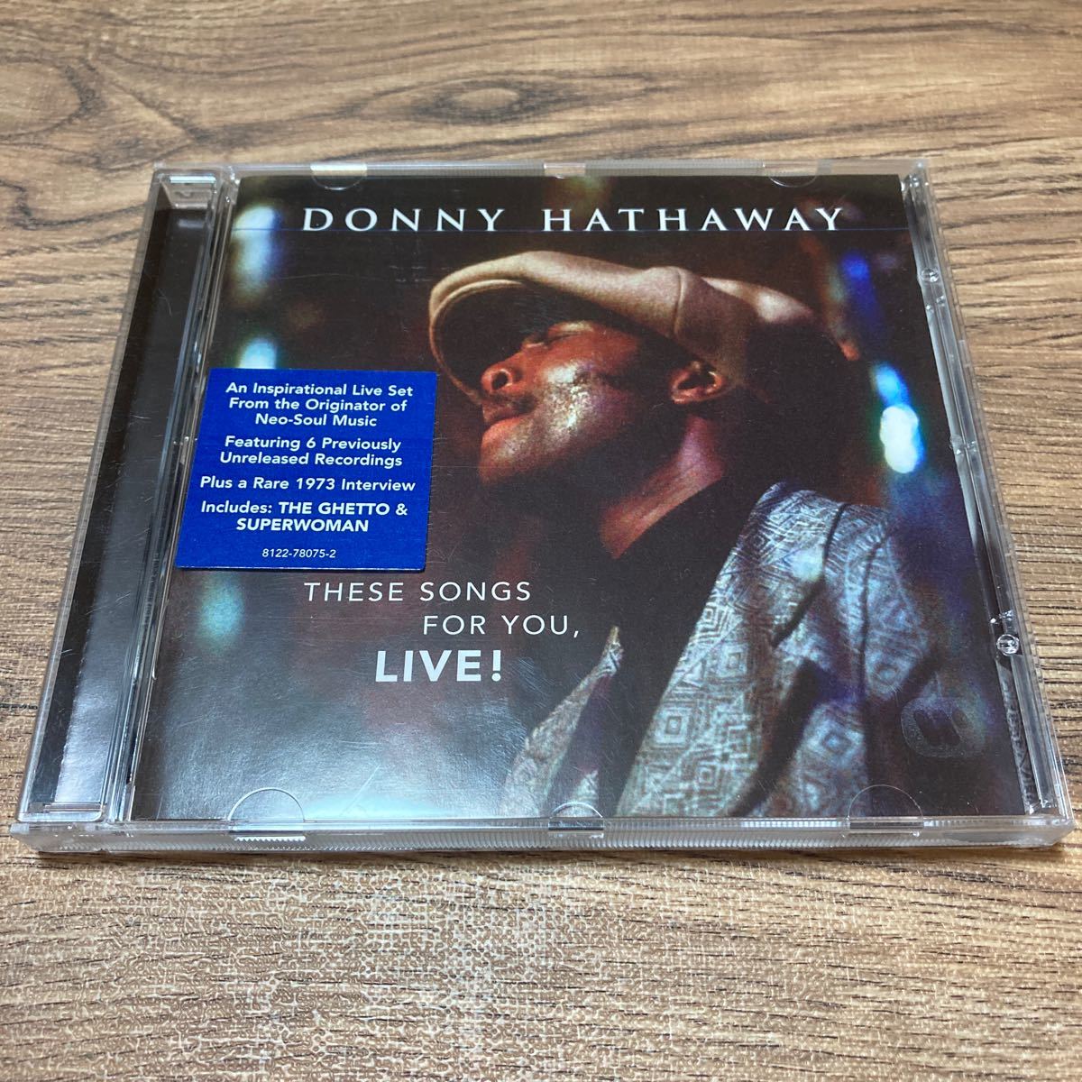 ダニー・ハサウェイ/ THESE SONGS FOR YOU,LIVE! EU盤CD