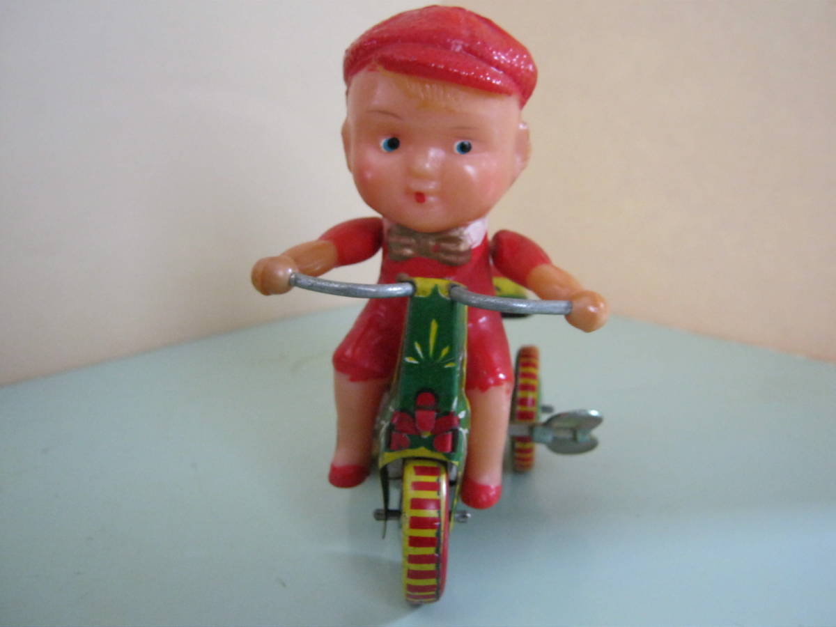 [RINGING TRICYCLE ребенок .... жестяная пластина. трехколесный велосипед (zen мой )] с коробкой 