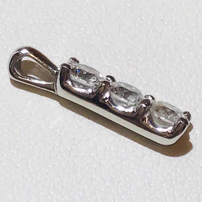 ☆Pt900 ダイヤ3石0.77ct付きペンダント☆ | noonanwaste.com