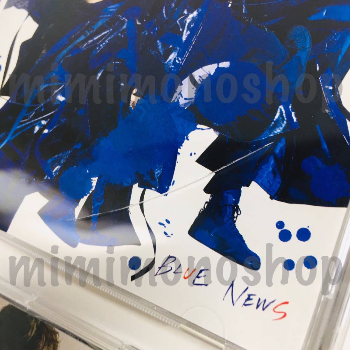 ★中古★即決★NEWS【 BLUE / CD シングル / ２セット 】 公式 グッズ / 通常盤 + 初回盤B（ケース割れ）_画像2