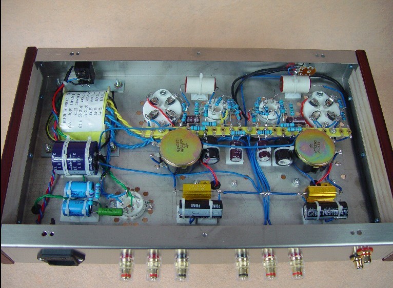 300B対応シングル真空管ステレオパワーアンプ　自作キット_画像2