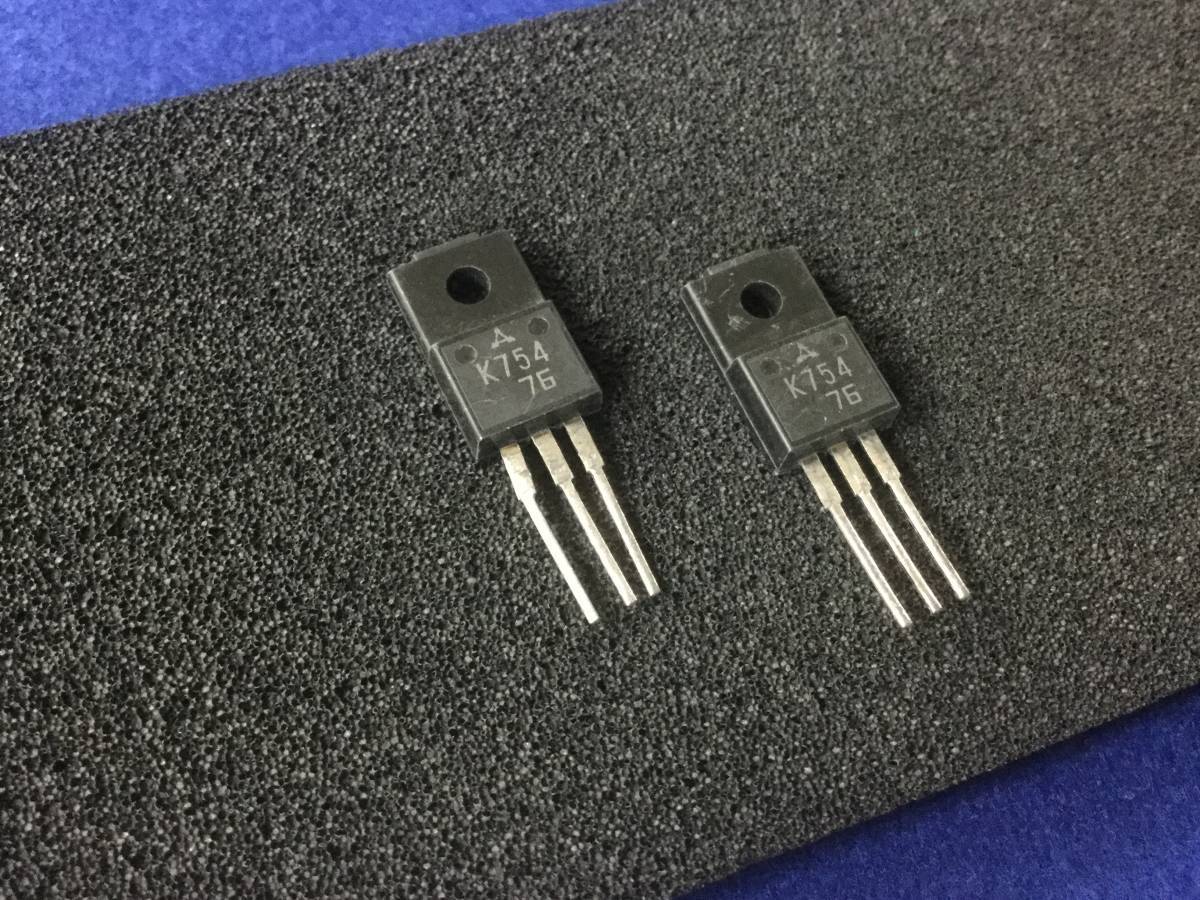 2SK754 【即決即送】パナソニック パワー MOSFET K754　[273/180046] Panasonic Power MOS FET 2セット_画像2