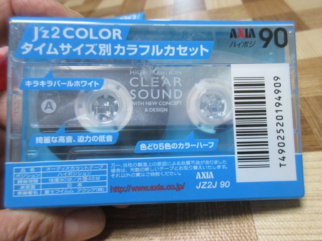 AXIA カセットテープ 　J'z2 COLOR ９０ ハイポジ　_画像2