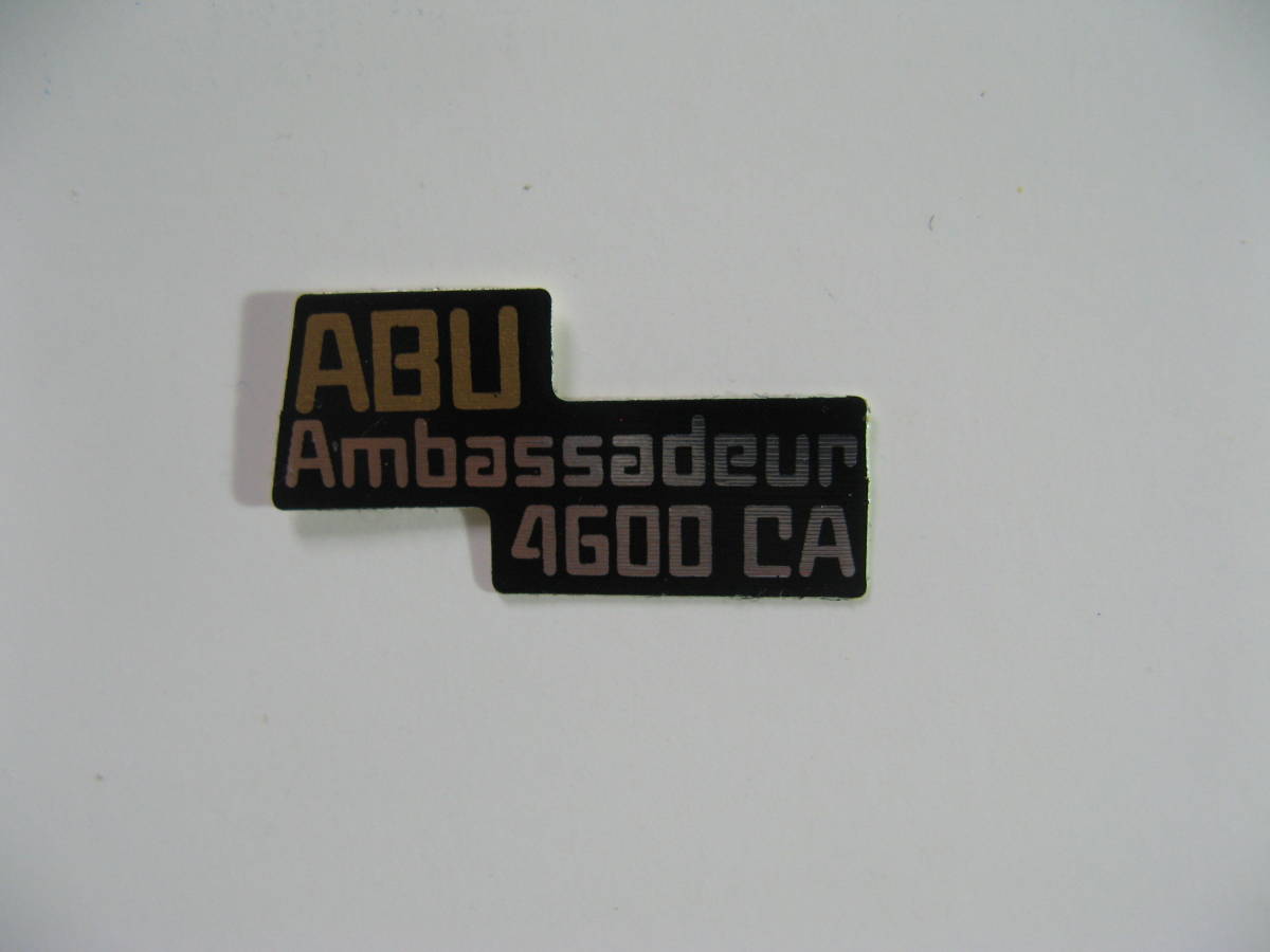 ABU Ambassadeur 4600CA フェイスステッカー オリジナル アブ アンバサダー用 NOS ②