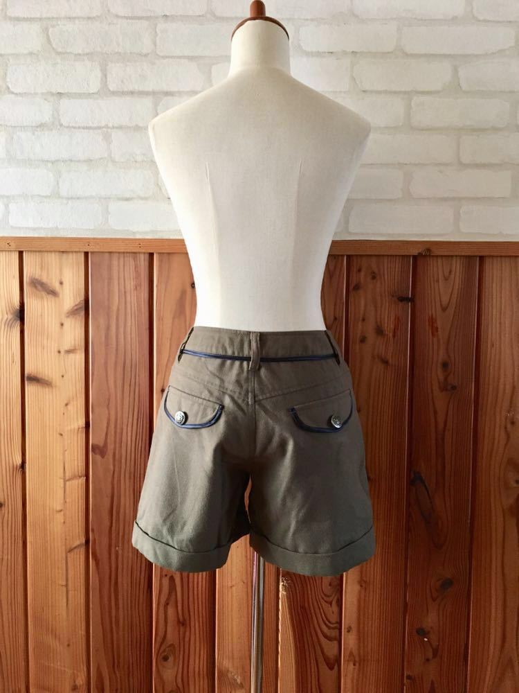 не использовался товар nissen женский шорты S-M размер ранг хаки hot брюки милитари юбка-брюки nisenE