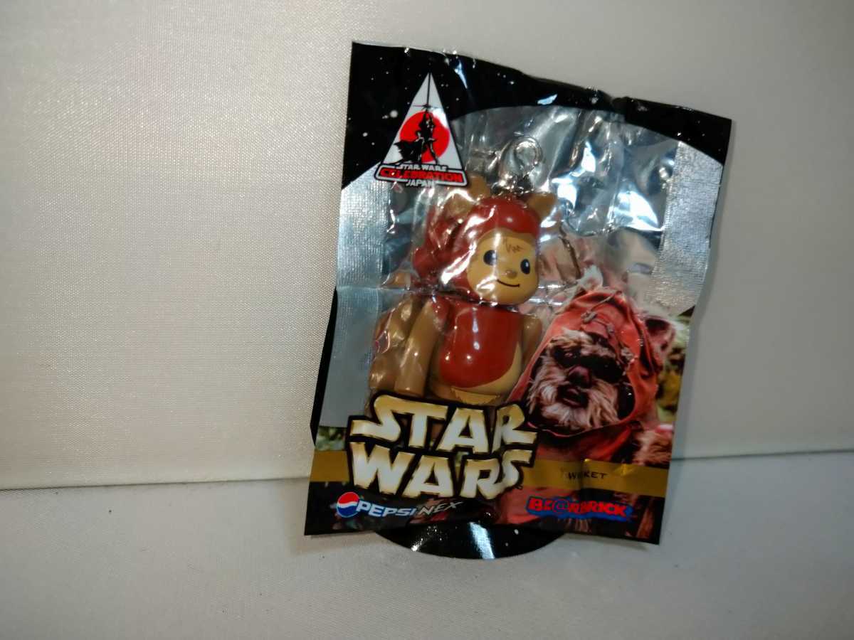 wi Kett ( unopened ) Bearbrick mascot strap Star Wars Jedi. .. Sky War car. night opening Ewok 