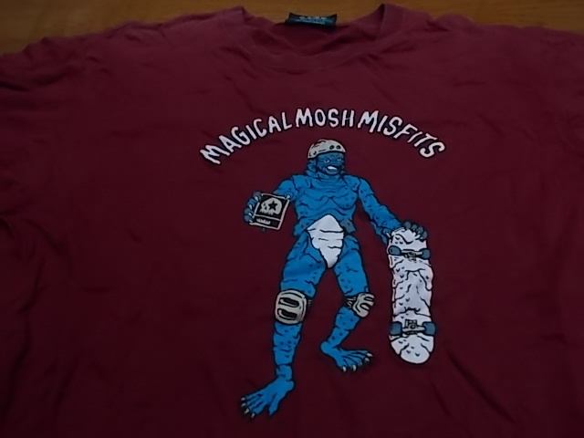 mxmxm MAGICAL MOSH MISFITS マジカルモッシュミスフィッツ マモミ スケボー 化け物 怪獣 モンスター Tシャツ M_画像2
