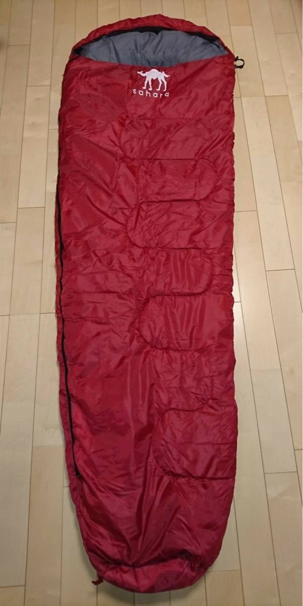 【冬用】　寝袋　-15℃ シュラフ　抗菌　防災　マミー型　コンパクト　丸洗い