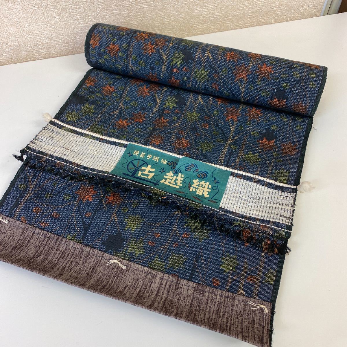 反物】古越織 民芸手織紬 未使用品 2E-159|Yahoo!フリマ(旧 反物】古越織 民芸手織紬 未使用品 2E-159|Yahoo!フリマ(旧