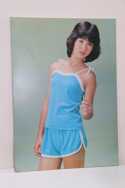 【希少】 松田聖子 ポスター 59×84cm 木製パネル