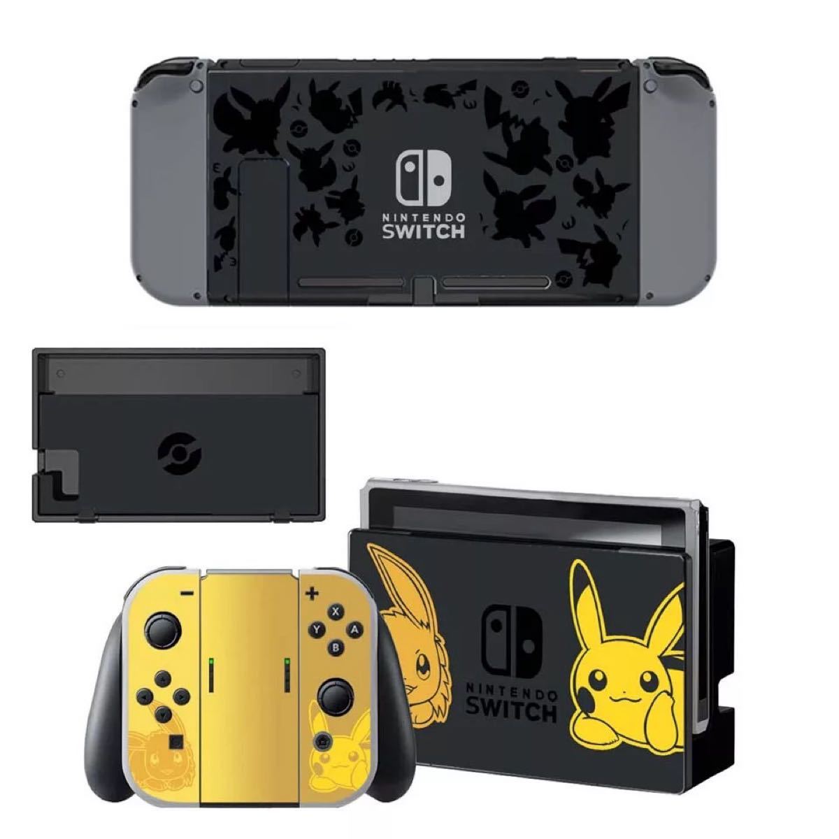 【ジャンク品】Nintendo Switch ピカチュウ イーブイ 本体+付属 Nintendo Switch スキンシール ピカチュウ イーブイ|Yahoo