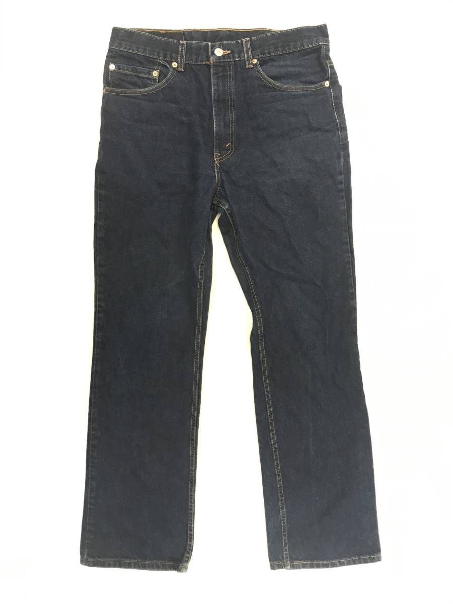 古着 1453 W34 デニム パンツ ビンテージ 80 70 60 USA vintage リーバイス Levi's ジーンズ 517 ダメージ ヒゲ _画像1