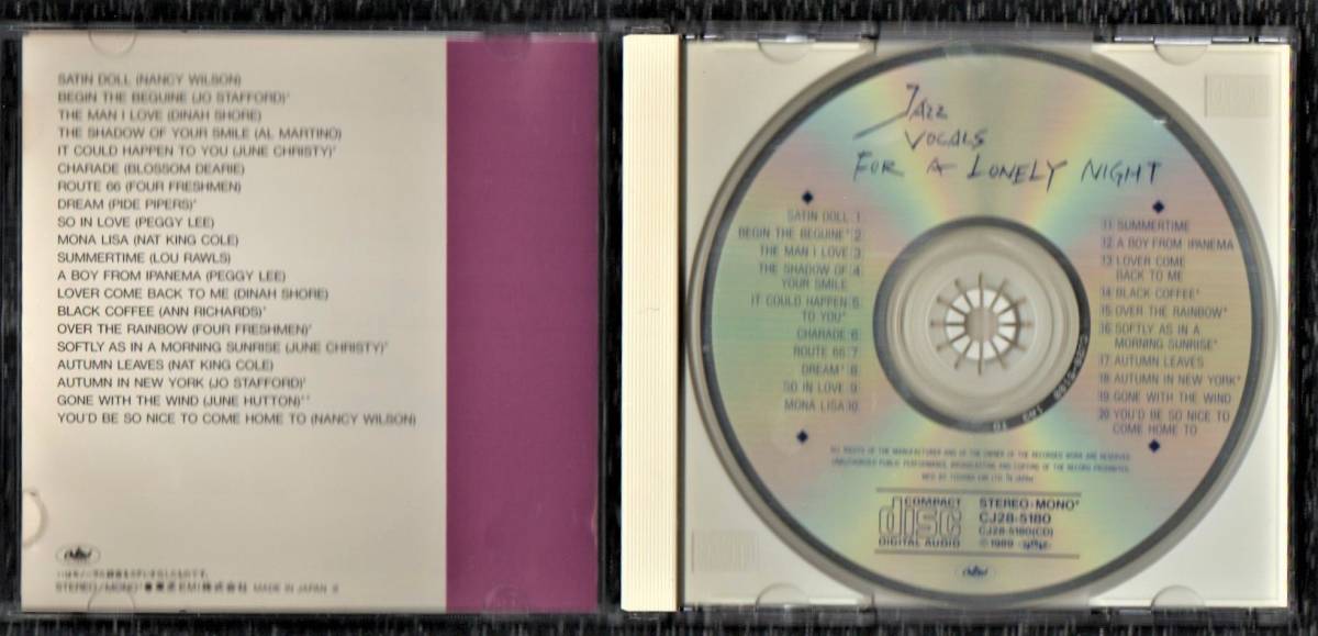 ∇ ジャズヴォーカル集 CD/ナンシーウィルソン ジョースタッフォード ブロッサムディアリー ナットキングコール ペギーリー ダイナショア_画像3
