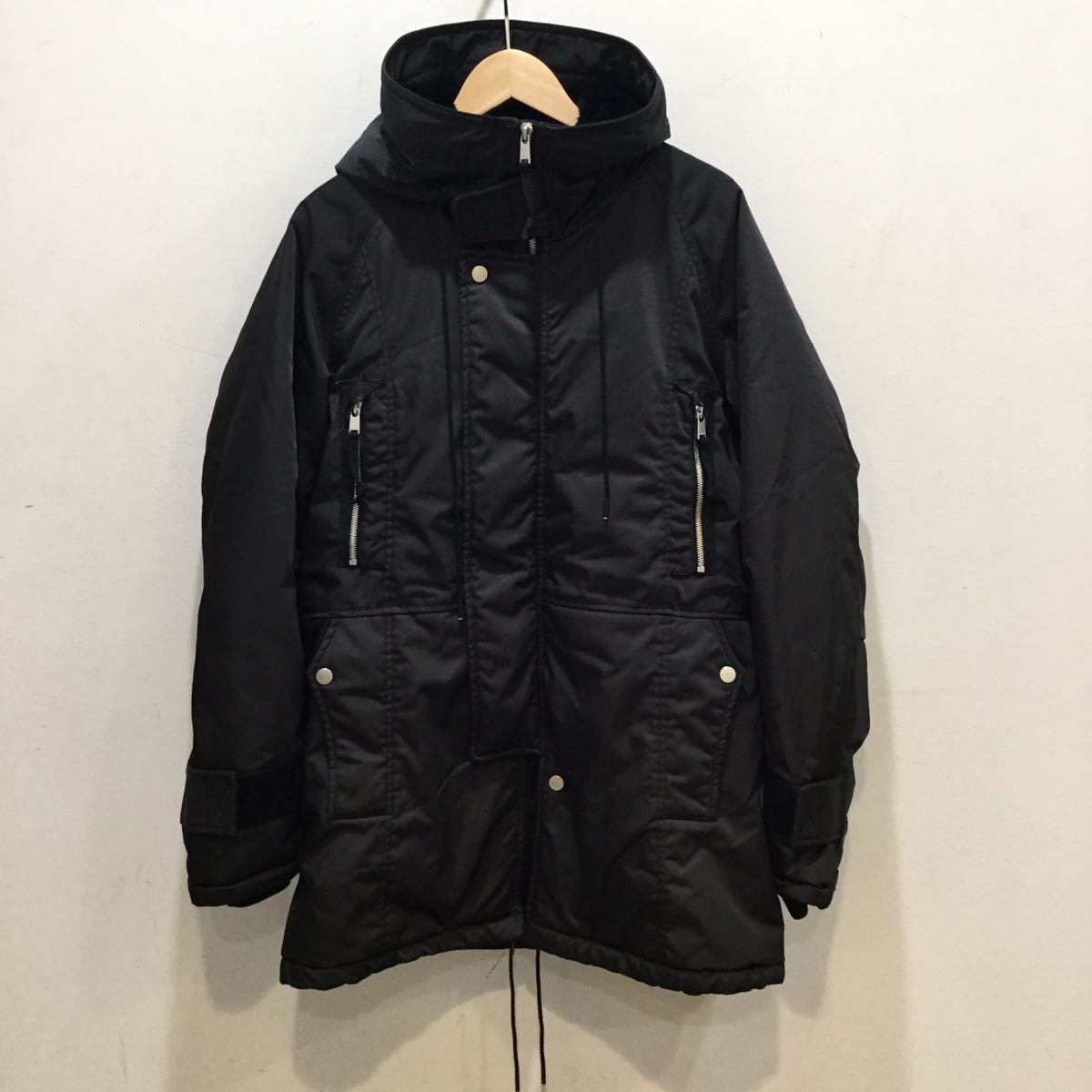 nonnative ノンネイティブ TROOPER HOODED BOA COAT トルーパー フーデッド ボア コート ブラック サイズ0