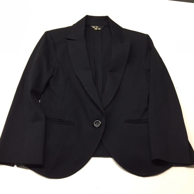  free shipping *CECIL McBEE Cecil McBee * formal jacket tailored jacket * lady's free size * black #21016sj64