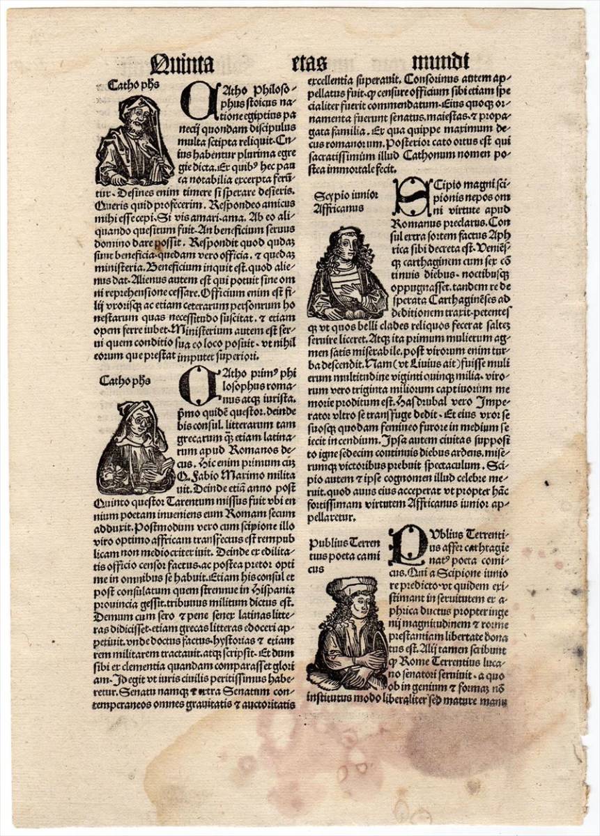 ヤフオク 1497年 シェーデル ニュルンベルク年代記 ラテン ヤフオク 1497年 シェーデル ニュルンベルク年代記 ラテン