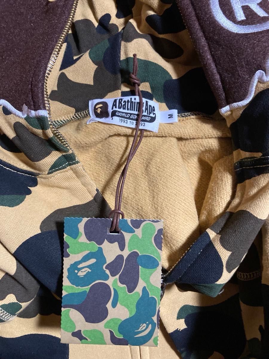 新品未使用 A BATHING APE 迷彩柄 フルジップパーカー カモフラ