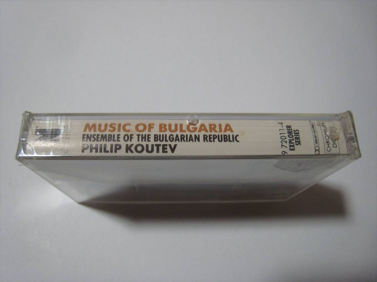 【カセットテープ】 ENSEMBLE OF THE BULGARIAN REPUBLIC, PHILIP KOUTEV / ★新品未開封★ MUSIC OF BULGARIA US版 フィリップ・クーテフの画像3