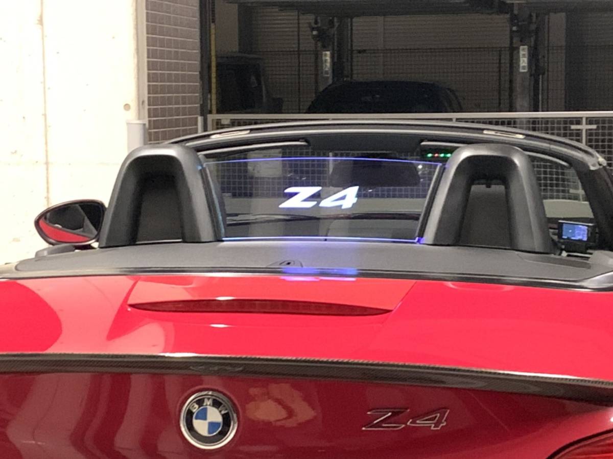 Valkyrie style BMW Z4 E89 専用　ウィンドディフレクター　Z4文字　LEDホワイト./._画像7