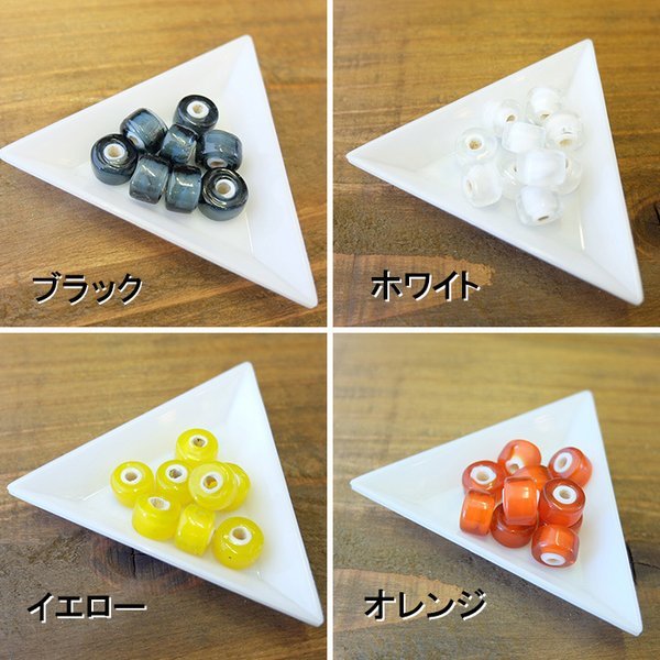 送料無料/レッド/White Hearts beads/ホワイトハーツ/ビーズ/１2Φ/１０個セット/レードビーズ/８色/_画像4