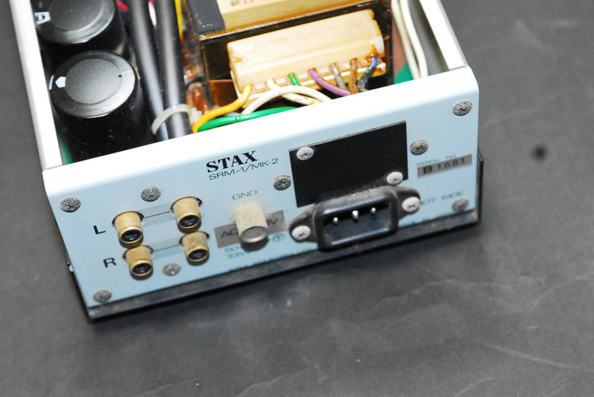 STAX コンデンサーイヤースピーカーアンプ　SRM-1/MK-2 　_画像4