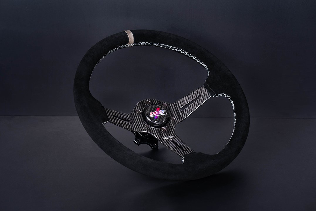 DND Performance Interior ブラック スウェード カーボンスポーク