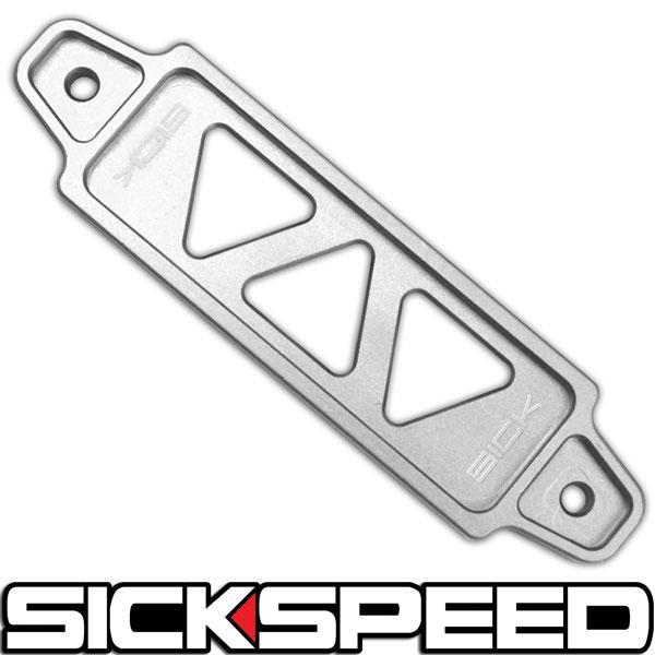 SICKSPEED аккумулятор крепежный полировка B терминал Schic скорость USDM JDM аккумулятор крепление, опора моторный отсек серебряный серебряный 