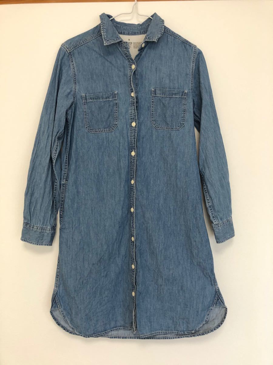 Paypayフリマ 無印良品 デニムシャツワンピース Paypayフリマ 無印良品 デニムシャツワンピース