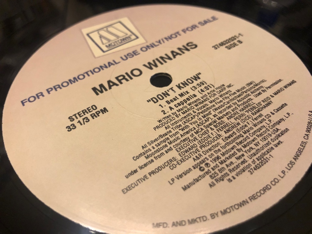 12”★Mario Winans / Don't Know / R&B!_画像1