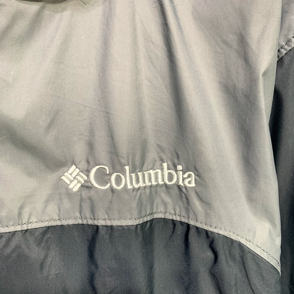 Columbia OMNI-SHIELD ナイロン ジャケット Sサイズ ブラック グレー 黒 コロンビア オムニシールド アウトドア ウインドブレーカー_画像3