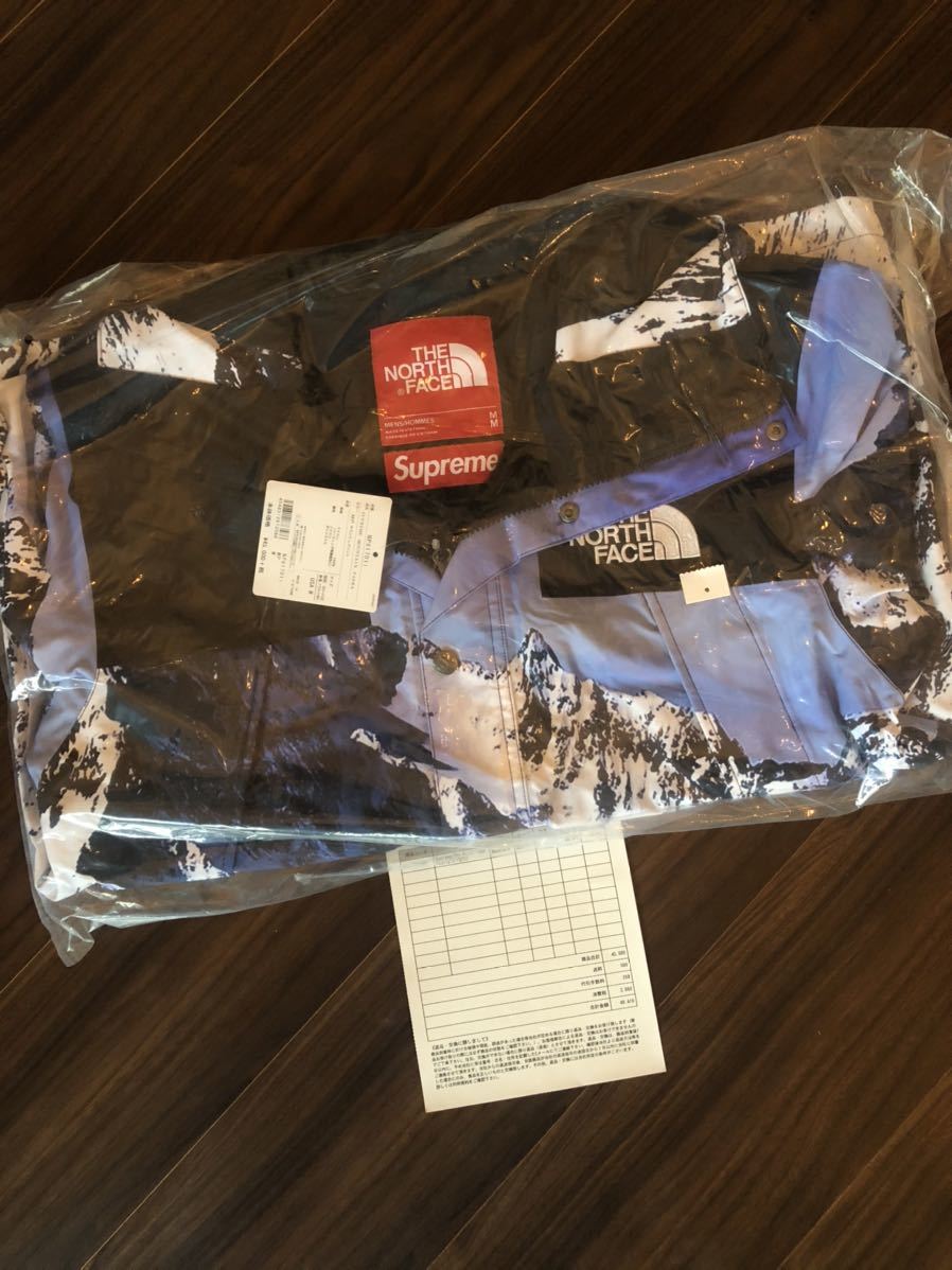 切抜なし納品書原本付き Supreme The North Face Mountain Parka Jacket M シュプリーム ノースフェイス マウンテンパーカー 雪山 バルトロ_画像1