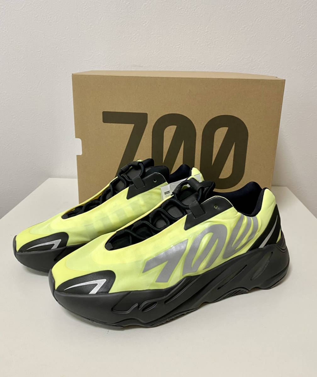 adidas Yeezy boost 700 MNVN FY3727 27.5 アディダス イージー ブースト ファスファー ☆ イエロー 黄色 シュプリーム ジョーダン ダンク