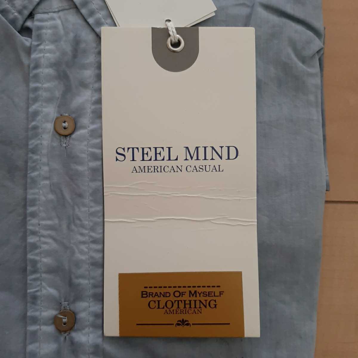 ☆新品☆STEEL MIND☆スチィールマインド☆絞り染め風シャツ☆M_画像3