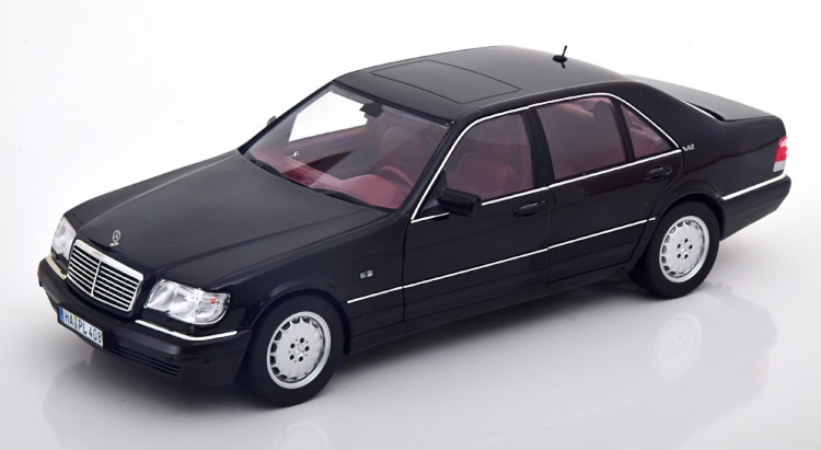 ノレブ 1:18 メルセデスベンツ S600 W140 1997 ブラック Norev 1:18